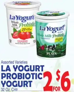 Bravo Supermarkets LA YOGURT PROBIOTIC YOGURT offer