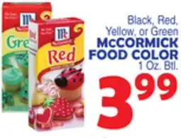 Bravo Supermarkets MCCORMICK FOOD COLOR offer