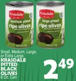 Bravo Supermarkets KRASDALE PITTED BLACK OLIVES offer