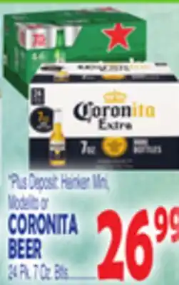 Bravo Supermarkets CORONITA BEER offer