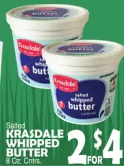 Bravo Supermarkets KRASDALE WHIPPED BUTTER offer