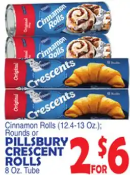 Bravo Supermarkets PILLSBURY CRESCENT ROLLS, 8 Oz. Tube offer
