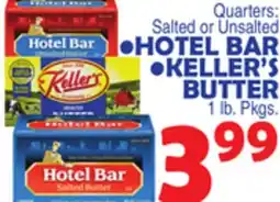 Bravo Supermarkets HOTEL BAR KELLER'S BUTTER offer