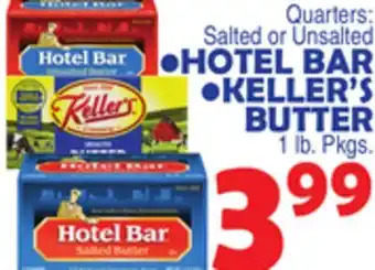 Bravo Supermarkets HOTEL BAR KELLER'S BUTTER offer