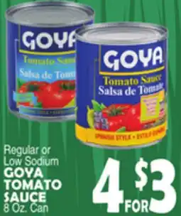 Bravo Supermarkets GOYA TOMATO SAUCE offer
