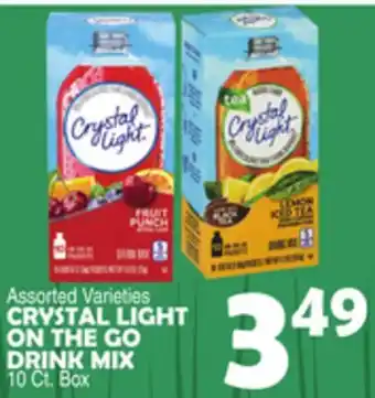 Bravo Supermarkets CRYSTAL LIGHT ON THE GO DRINK MIX offer