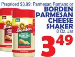 Bravo Supermarkets BORDEN PARMESAN CHEESE SHAKER offer