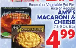 Bravo Supermarkets AMY'S MACARONI & CHEESE offer
