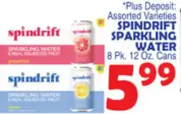 Bravo Supermarkets SPINDRIFT SPARKLING WATER offer