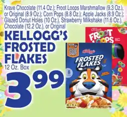 Bravo Supermarkets FROSTED FROSTED FLAKES FLAKES 12 Oz. Box offer