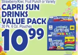Bravo Supermarkets CAPRI SUN DRINKS VALUE PACK offer