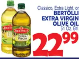 Bravo Supermarkets BERTOLLI EXTRA VIRGIN OLIVE OIL offer