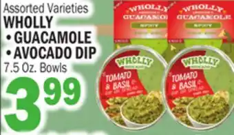 Bravo Supermarkets WHOLLY GUACAMOLE, AVOCADO DIP offer
