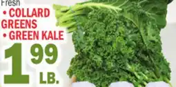 Bravo Supermarkets COLLARD GREENS, GREEN KALE offer