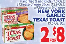 Bravo Supermarkets NEW YORK GARLIC TEXAS TOAST offer