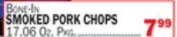 Bravo Supermarkets SMOKED PORK CHOPS 17.06 oz. pkG offer