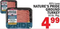 Bravo Supermarkets NATURE'S PRIDE GROUND TURKEY offer