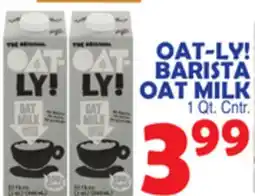 Bravo Supermarkets OAT-LY! BARISTA OAT MILK offer