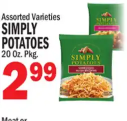 Bravo Supermarkets Simply Potatoes offer