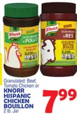 Bravo Supermarkets KNORR HISPANIC CHICKEN BOUILLON offer