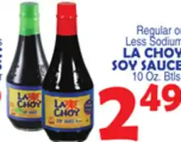 Bravo Supermarkets LA CHOY SOY SAUCE offer