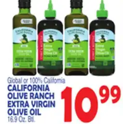 Bravo Supermarkets CALIFORNIA OLIVE RANCH EXTRA VIRGIN OLIVE OIL offer