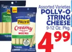 Bravo Supermarkets POLLY-O STRING CHEESE offer