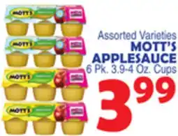 Bravo Supermarkets MOTT'S APPLESAUCE offer
