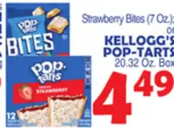 Bravo Supermarkets KELLOGG'S POP-TARTS 20.32 Oz. Box offer