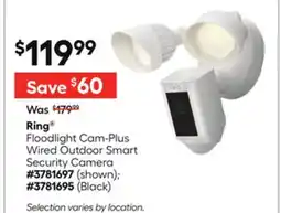 Lowe's Floodlight Cam-Plus Wired Outdoor Smart Security Camera offer