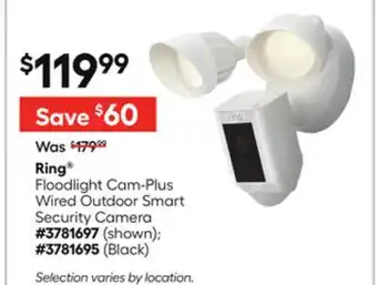 Lowe's Floodlight Cam-Plus Wired Outdoor Smart Security Camera offer