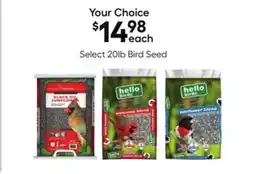 Lowe's Select 20lb Bird Seed offer