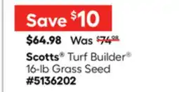Lowe's Turf Builder 16-lb Grass Seed offer