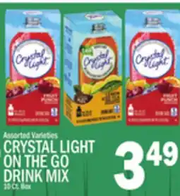 C Town CRYSTAL LIGHT ON THE GO DRINK MIX offer