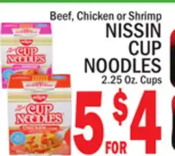 C Town NISSIN CUP NOODLES offer
