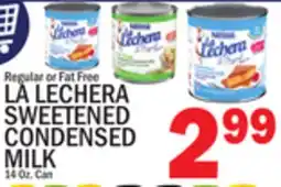 C Town LA LECHERA SWEETENED CONDENSED MILK offer