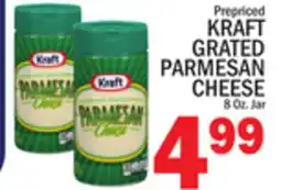 C Town KRAFT GRATED PARMESAN CHEESE 8 Oz. Jar offer