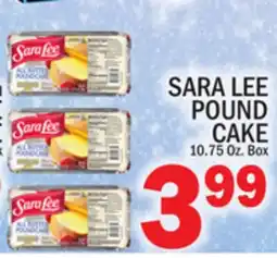 C Town SARA LEE POUND CAKE offer