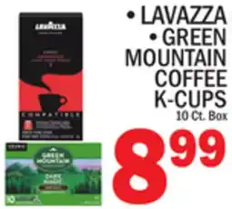 C Town • LAVAZZA • GREEN MOUNTAIN COFFEE K-CUPS offer