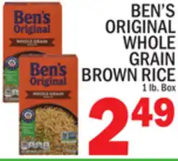 C Town BEN'S ORIGINAL WHOLE GRAIN BROWN RICE offer