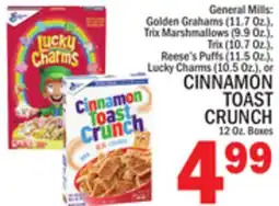 C Town CINNAMON TOAST CRUNCH 12 Oz. Boxes offer