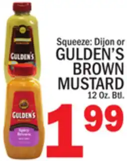 C Town GULDEN'S BROWN MUSTARD offer