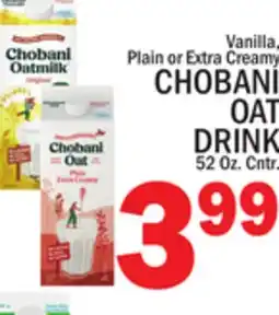 C Town CHOBANI OAT DRINK offer