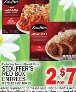 C Town STOUFFER'S RED BOX ENTREES offer