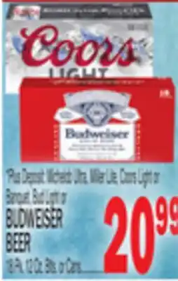 C Town BUDWEISER BEER offer