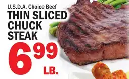 C Town THIN SLICED CHUCK STEAK offer