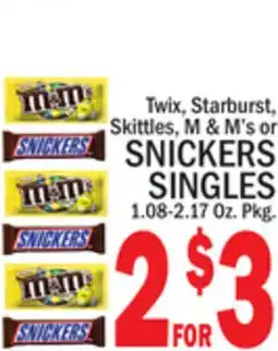 C Town SNICKERS SINGLES offer