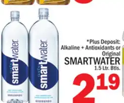 C Town SMARTWATER 1.5 Ltr. Btls offer