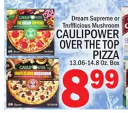 C Town CAULIPOWER OVER THE TOP PIZZA 13.06-14.8 Oz. Box offer