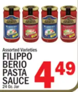 C Town FILIPPO BERIO PASTA SAUCE offer
